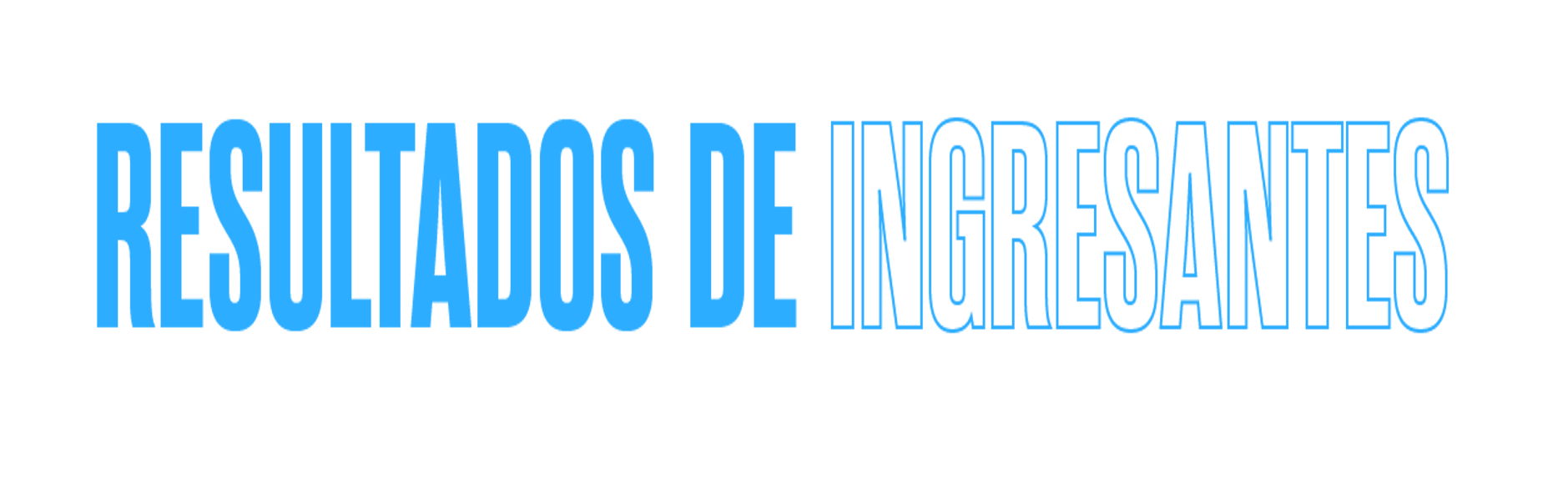 Título de ingresantes